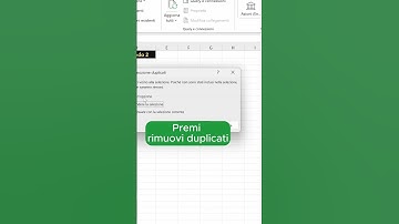 Addio duplicati! 🚫 Scopri due metodi infallibili! #excel #excelacademy #exceltips