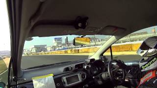 【車載】Vitz　筑波サーキット　1分11秒867　TC2000　SWAT Racing サーキットオフ