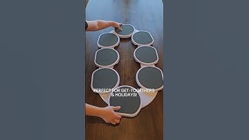 Expandable lazy Susan revolution turntable for dining table #amazon #kitchen #goodthing #subscribe