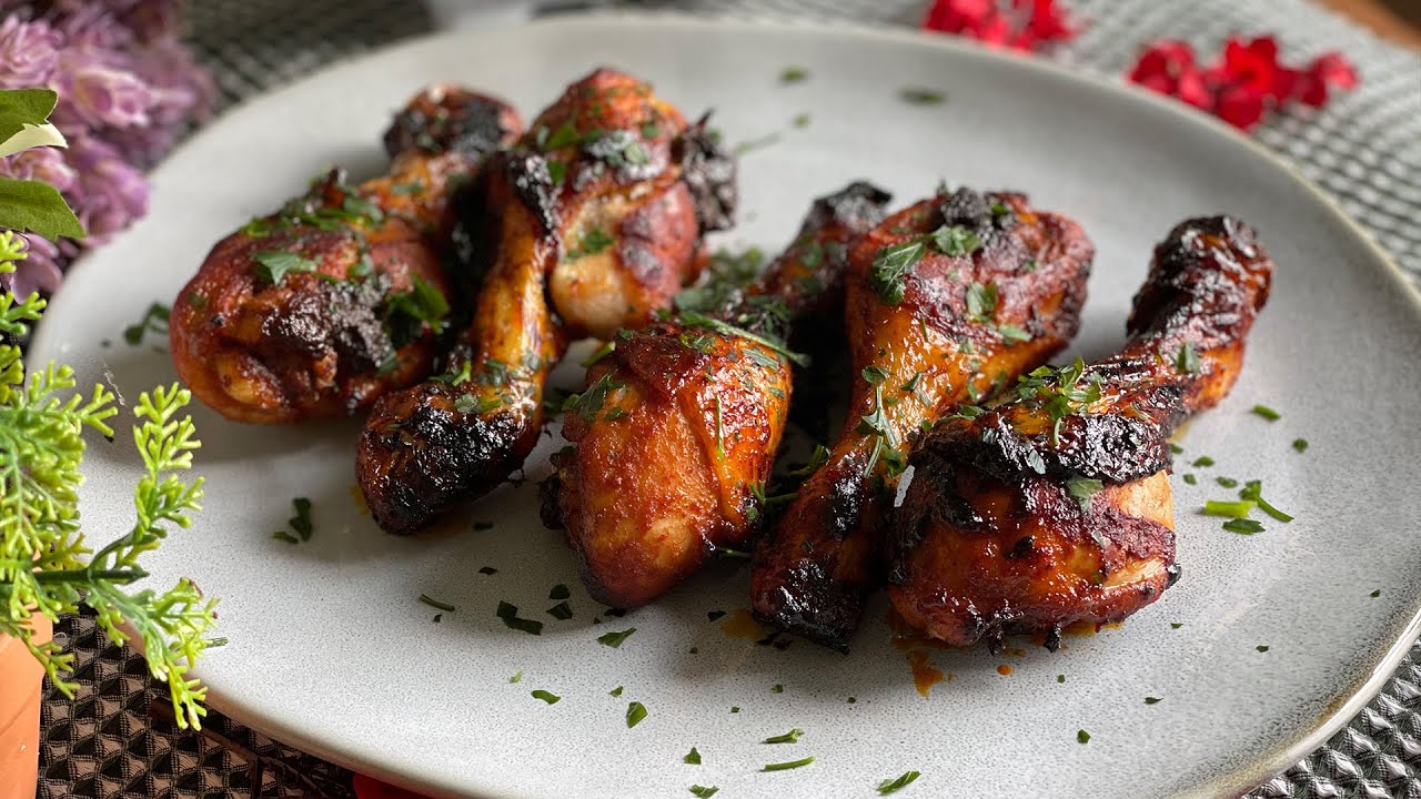 Pulpe de pui marinate la cuptor (fragede si aromate)