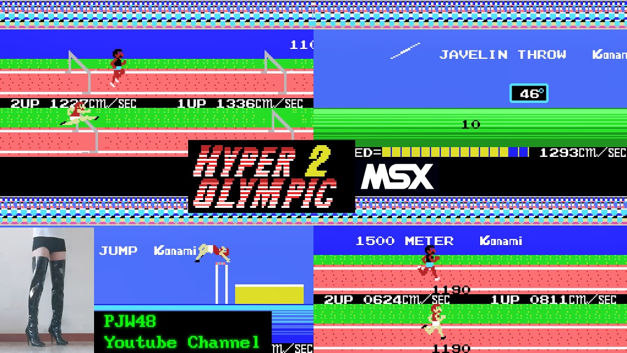 Hyper Olympic 2 for MSX gameplay
