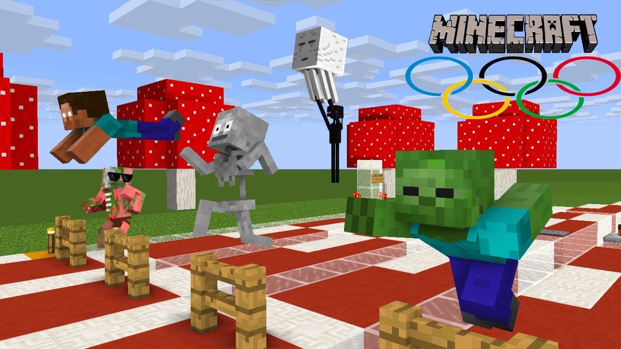 Monster School : BEST OLYMPIC CHALLENGE EVER! -Minecraft Animations