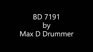 Autistic nonverbal kid teaches himself to make beats. BD 7191 by Max D Drummer.