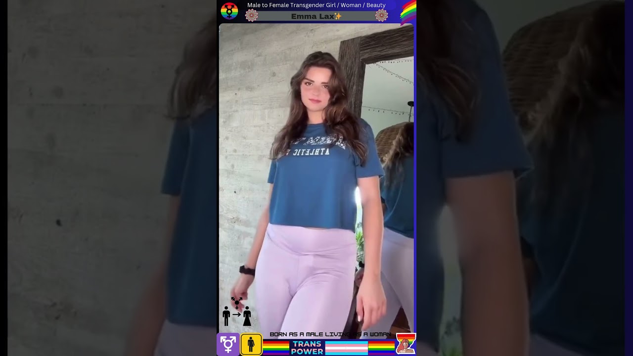 ⁣Male to Female Transgender Woman - Emma Lax #viralvideo #shortvideo #transgender #mtf #lgbt #shorts