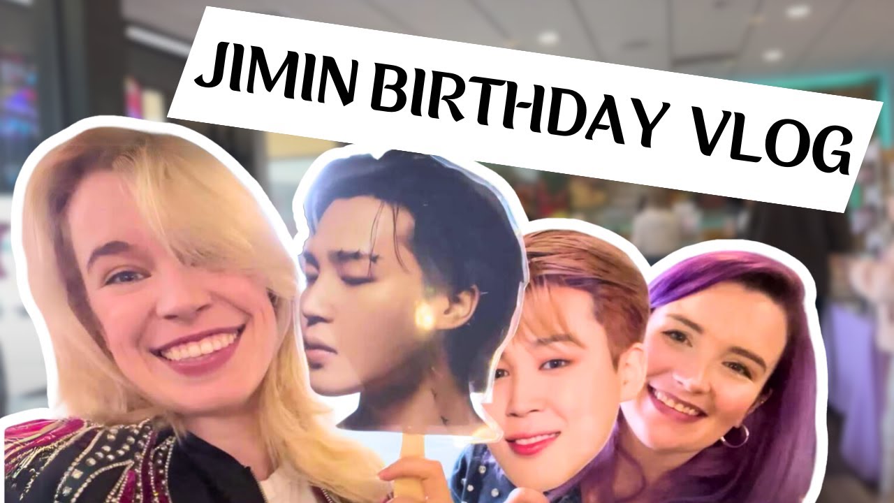 VLOG | Cupsleeve Chaos for Jimin's Birthday