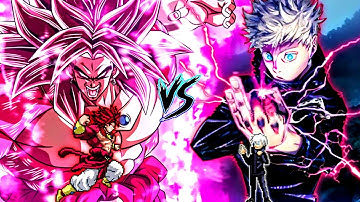 Limit Break Broly SSJ4 OP (New) VS Limitless Gojo OP in Jump Force #Mugen
