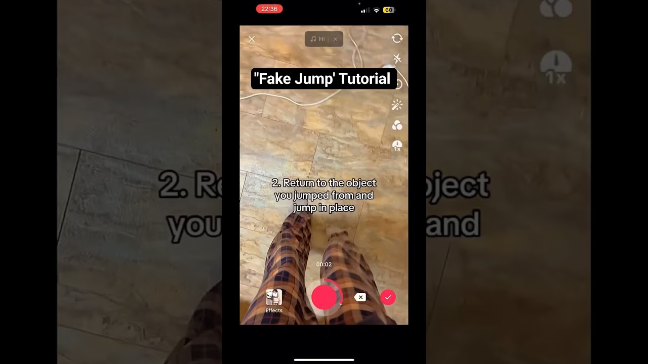 “Fake Jump” Tutorial😨 #asmrsounds #piadascurtas #funny #تيك_توك #fypシ #comedy #シャロット #comedia
