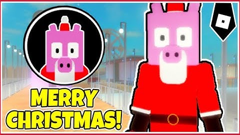 How to get "MERRY CHRISTMAS!" BADGE + SANTA PIGGY MORPH/SKIN in PIGGY RP [W.I.P] [REMAKE] - ROBLOX