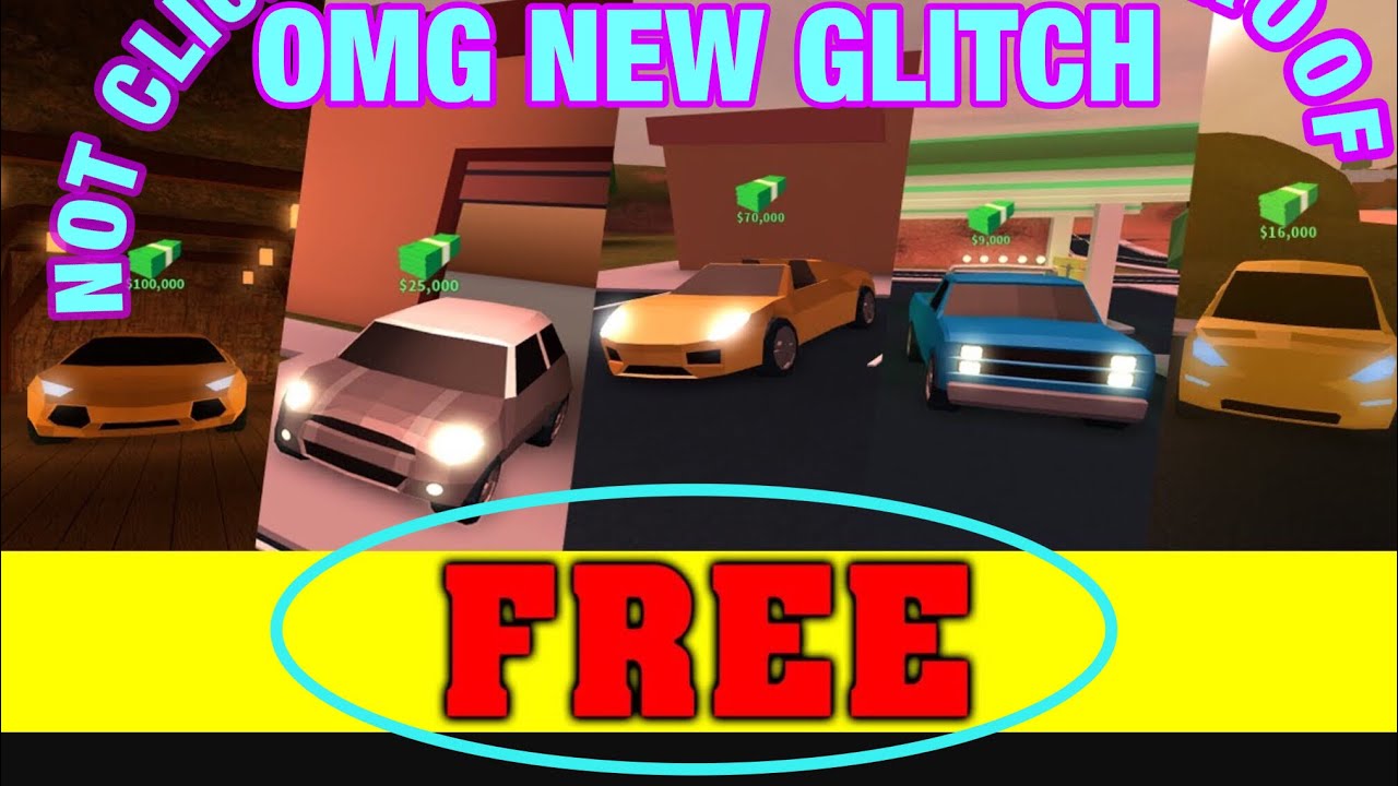 Roblox Jailbreak How To Get Every Car For Free New Glitch Not Clickbait Youtube - how to get any car for free in roblox jailbreak