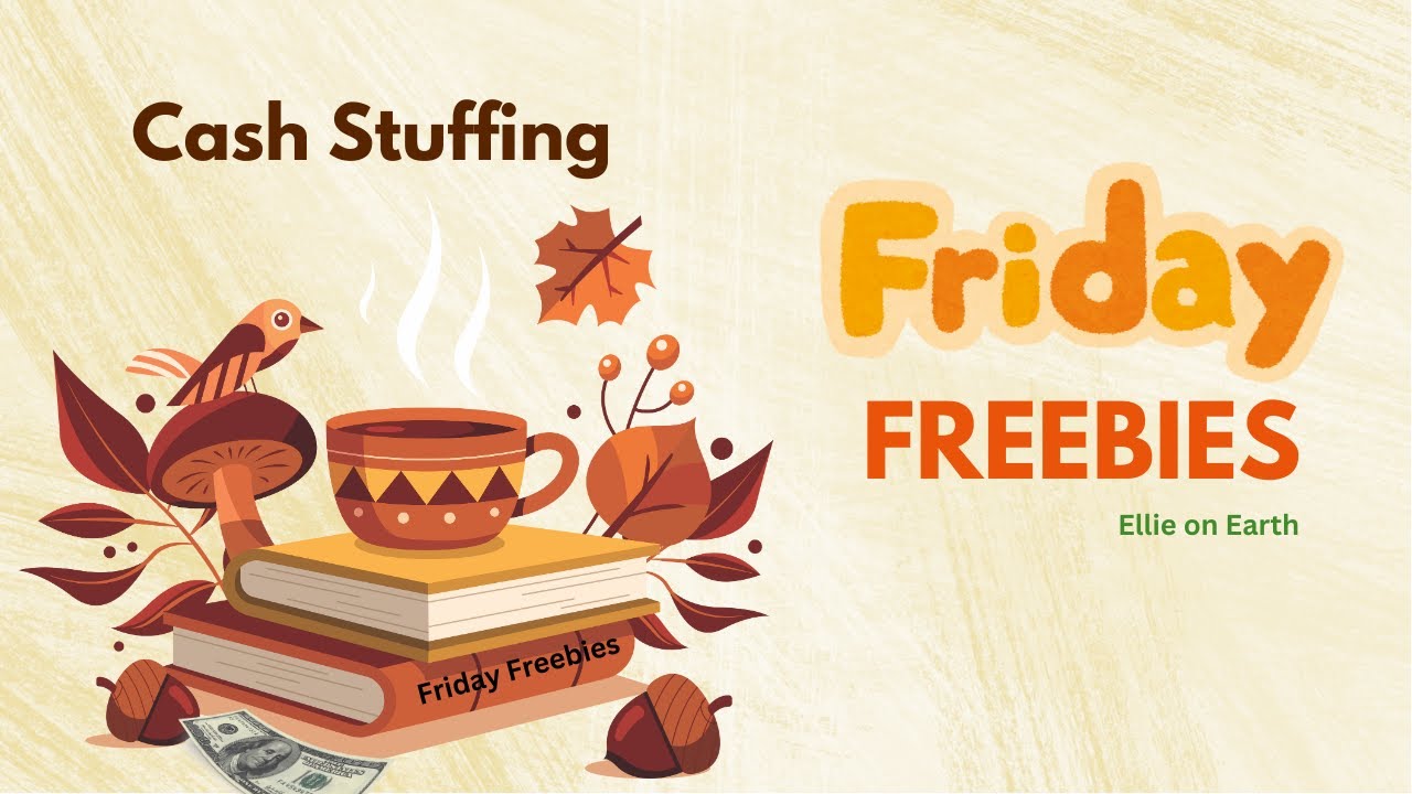 Yay, It’s Friday! Cash Stuffing the Freebie Savings Challenges - YouTube