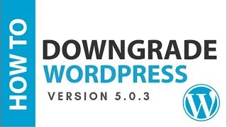 How To Downgrade Or Go Back To Old Version Of WordPress in Hindi | WordPress Tutorials in Hindi