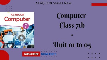AFAQ Sun Series New Class 7 Computer Science