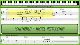 'Cantabile' - Michel Petrucciani - Jazz piano tutorial chords