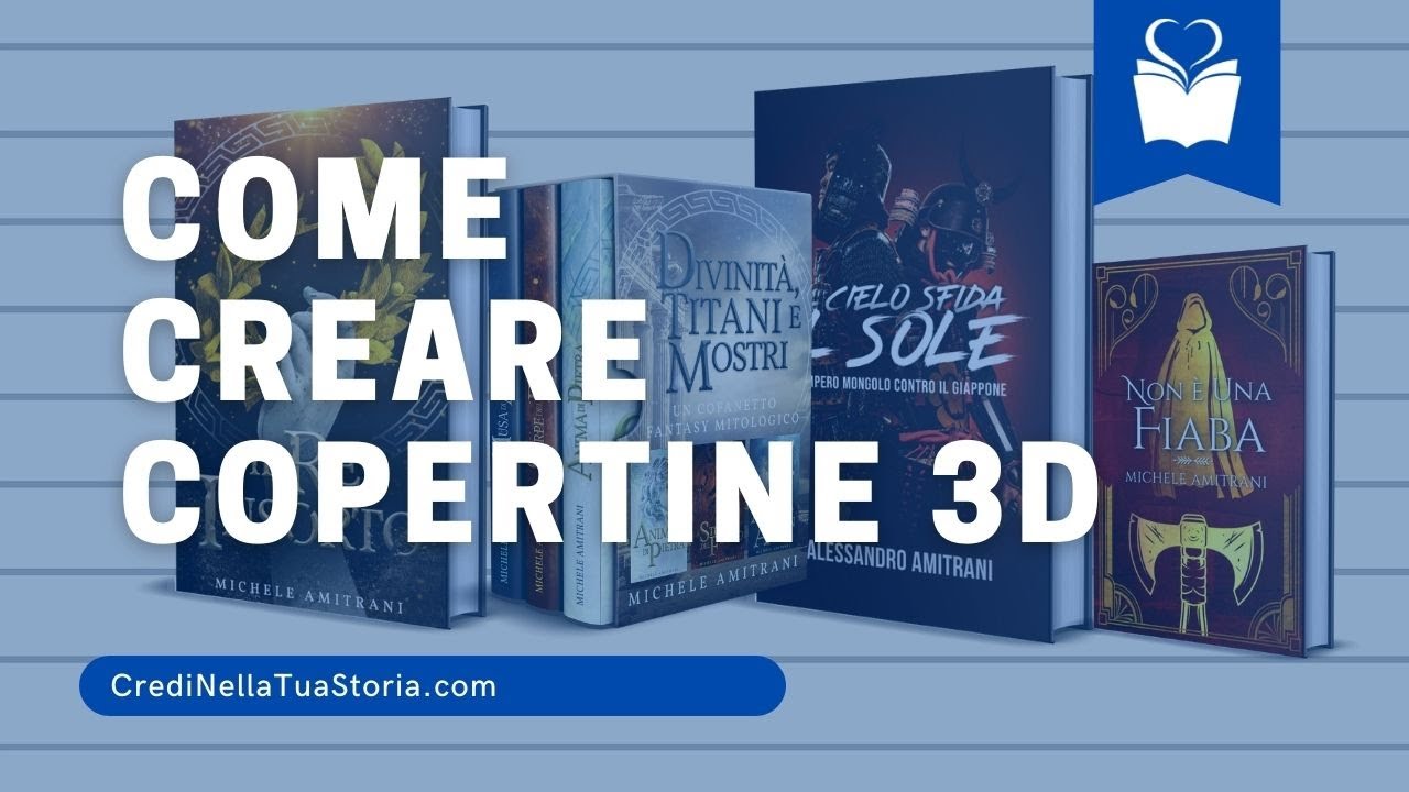 Come creare copertine 3D per il tuo libro - YouTube