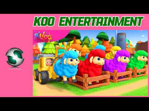 Baa Baa Black Sheep | Colorful Sheep Song | Nursery Rhymes & Kids Songs