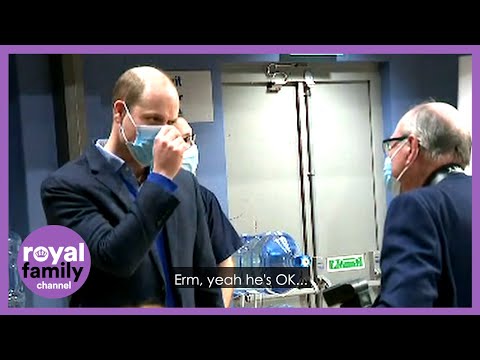 'Yeah, He's OK': Prince William Gives Update on Duke of Edinburgh's Health at Vaccination Centre