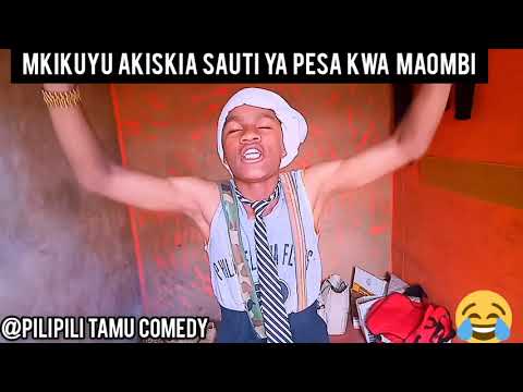 MKIKUYU AKISKIA SAUTI YA PESA KWA MAOMBI See What Happens