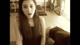 5 minute total body workout. best friends. Ariana Grande and Aaron Simon Gross :]