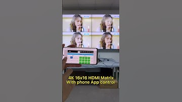 4K 16x16 HDMI Matrix Switcher with phone app control