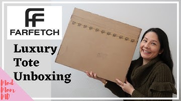 First Farfetch Unboxing | Not Sponsored | New Size Saint Laurent Rive Gauche Small Tote | modmom md