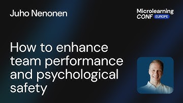 How to enhance team performance and psychological safety