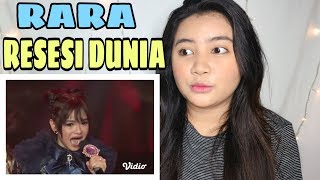 RARA - 'RESESI DUNIA' D'ACADEMY ASIA 4 - REACTION