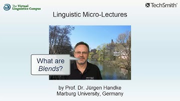 MOR_015 - Linguistic Micro-Lectures: Blends