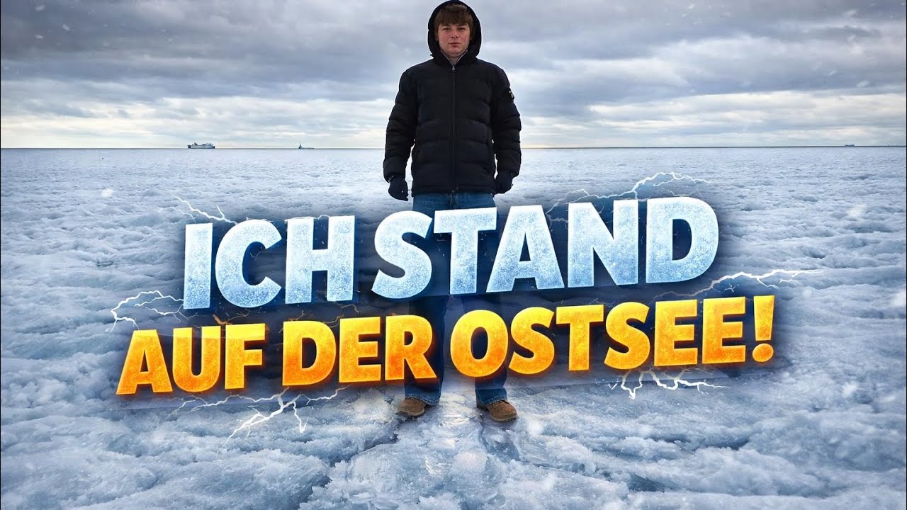 Ich bin auf der Ostsee gelaufen… 😳❄️ | Winter-Vlog in Swinemünde!