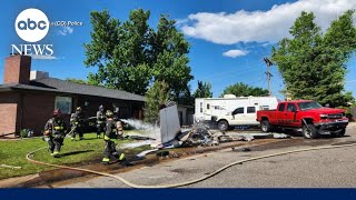 4 injured after small plane crash near Denver