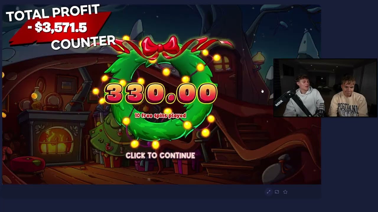 WE DID 1000 SPINS ON LE SANTA (HUGE WIN)
