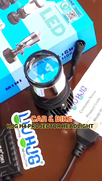HJG Projector Lens Headlights - H4 Suitable for car and bike 🔺Order @ pitstop13.com 🔺#pitstop13 #fyp