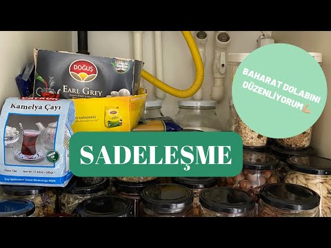 SADELEŞME | Bakliyat dolabımı düzenledim💪🏼 #minimalizm