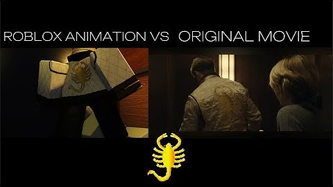 A elevator scene | Roblox Animation vs Original #roblox #drive