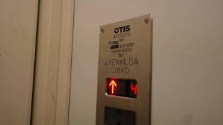 Old ValmetSchlieren (mb Otis) traction elevator/lift in Haperontie 4G, Keltinmäki, Jyväskylä