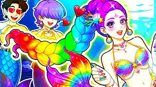 💙Who Will Win Mermaid Colorful RUMI's Heart Pt.5 |KPOP Demon Hunters [Official Music Video]