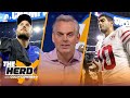 'Matthew Stafford was built for this' — Colin talks Rams' win over Jimmy G & 49ers | NFL | THE HERD