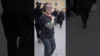 Ragnar Lothbrok and Son Viking Walking in Public Cam:@showinpublic #foryou #fashion #reaction