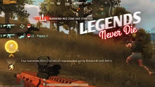 Legends Never Die 🔥!! Pubg mobile montage Redmi note 8 pro