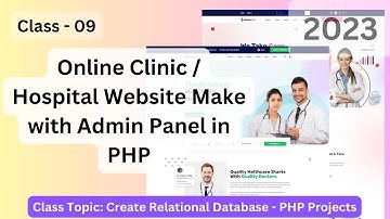 Relational Database Creation in DB Designer for Online Clinic Website | Code Camp BD Class - 09