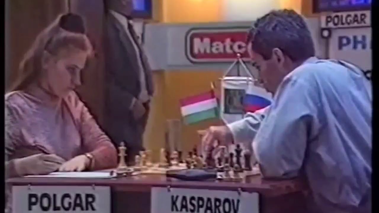 Kasparov cheats Polgar 