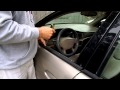 How to get car door window up when it has fallen into door panel