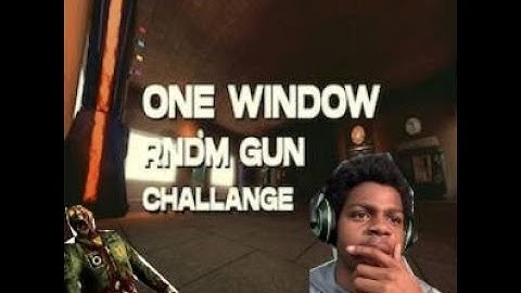 bo3 custom zombies (One Window Random Gun Challange) gameplay