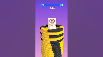 1 Mistake = Game Over 😱 | Stack Ball Challenge 🥵 #shorts #stackball #gaming