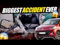 एक्सीडेंट में 4 टुकड़े हुई ये कार!!! Car Divided in 4 Parts, High Speed Accident #safecarsforindia