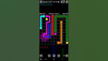 How To Solve Flow Free Jumbo Rainbow Pack Level 137 10x10 Board Walk Through Solution Walkthrough