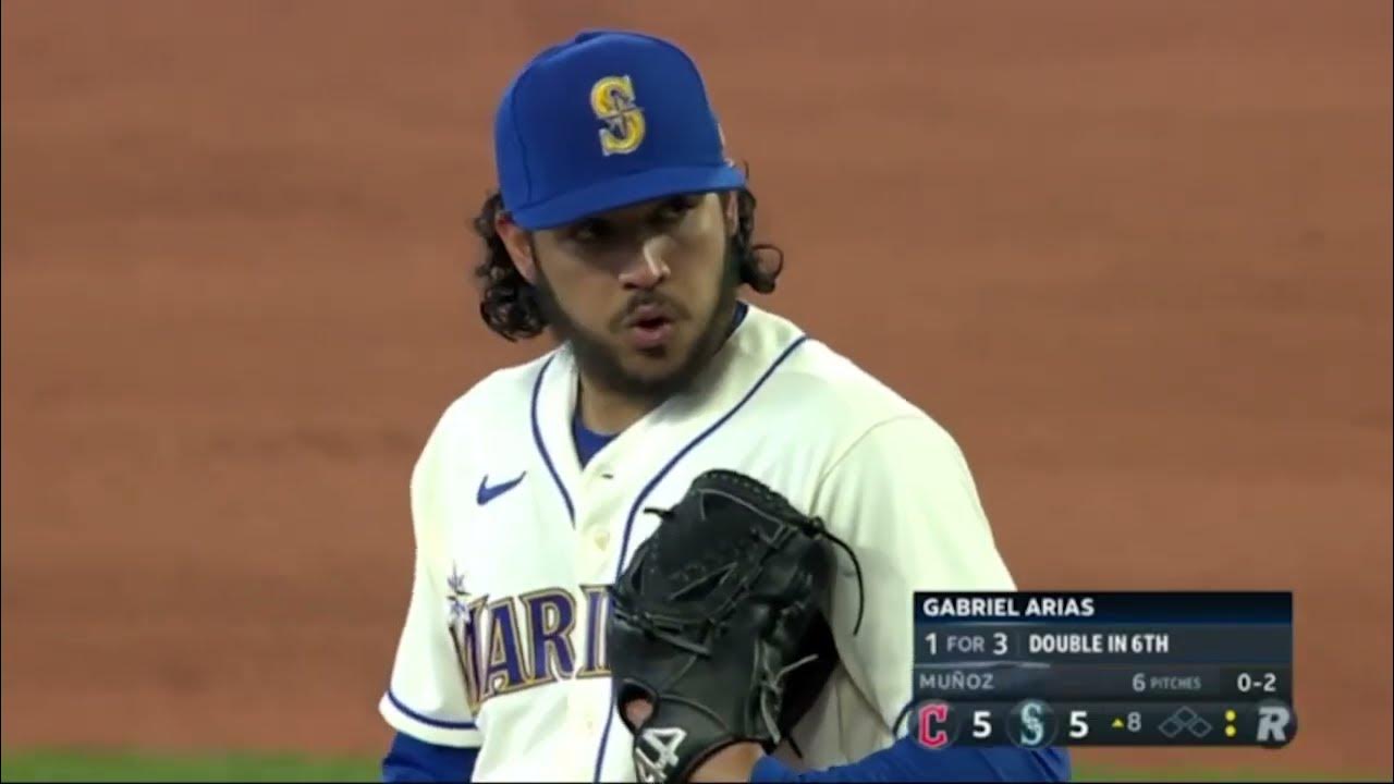 ANDRÉS MUÑOZ, MARINERS VS GUARDIANS 02 ABRIL 2023 YouTube