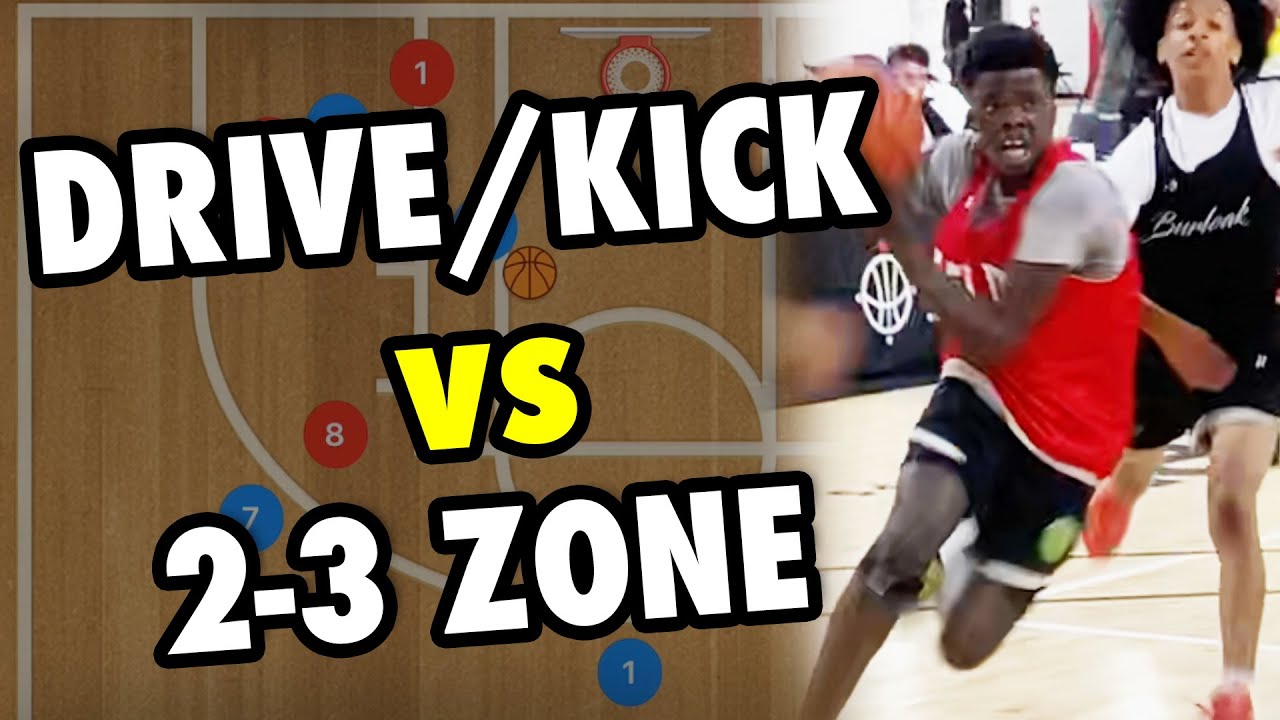 How Drive And Kicks Beats A 2-3 Zone - YouTube