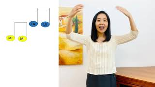 So Mi La patterns with hand signs - Exercise 2
