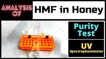 Determination of HMF (HydroxyMethylFurfuraldehyde) in Honey Using UV Spectrophotometer_Complete Test