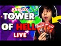 🔴 TOWER OF HELL LIVE! | ROBUX GIVEAWAY! | Roblox Livestream